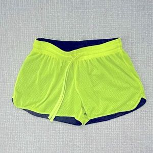 Champion shorts. Size S. Neon yellow/ Navy